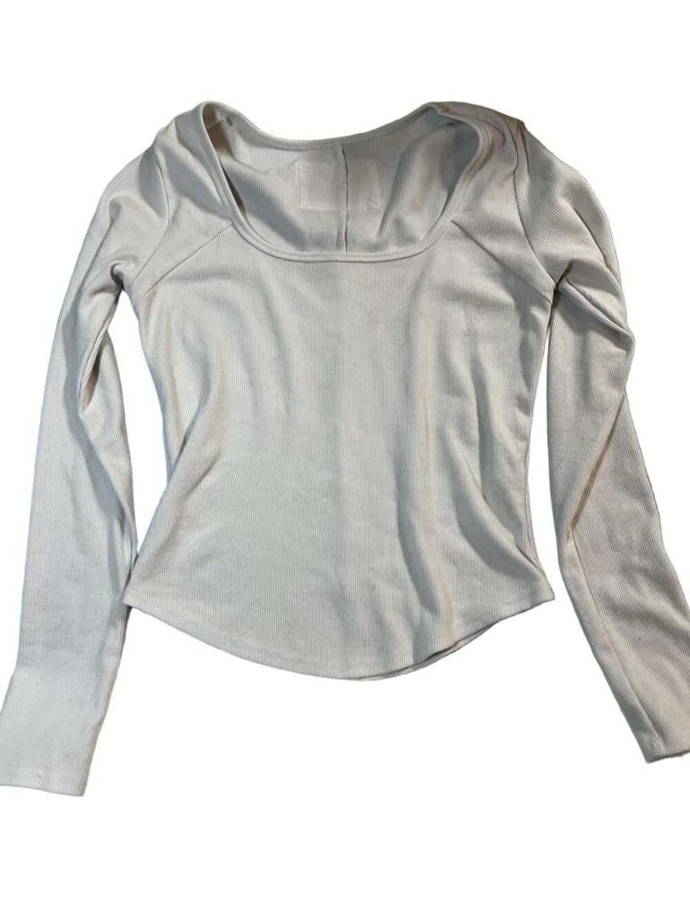 Free People Long Sleeve Top Size M White